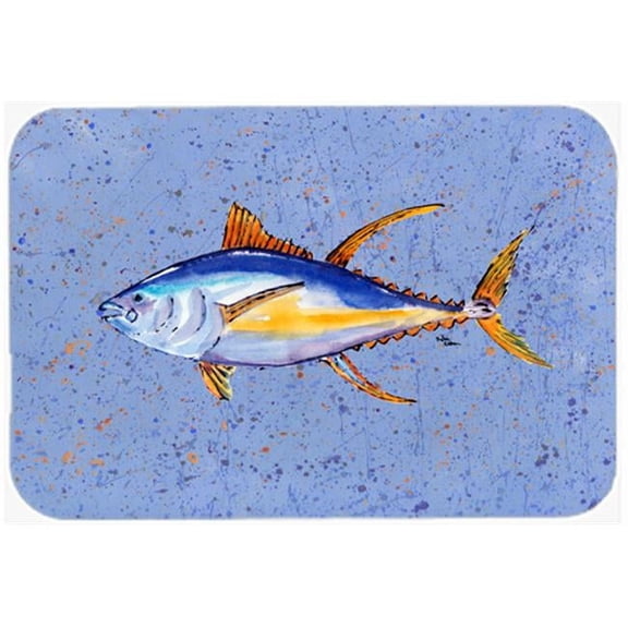 Tuna Fish Glass Cutting Board Large Size 12 x 0.15 x 15 in.