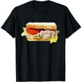 thumbnail image 1 of Tuna Fish Sandwich T-ShirtMen and women can wear, black T-shirts, gifts. Age: M,L，XL 2XL, 3XL, 412XL, 1 of 4