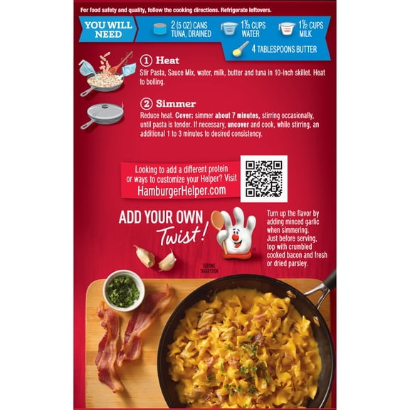 Tuna Helper Cheesy Pasta with Real Cheese, 5.3 oz Box (Pack of 8)