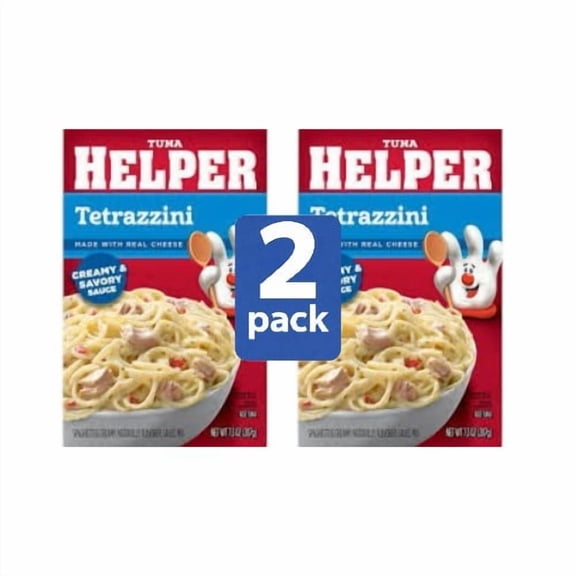 Tuna Helper Spaghetti Tetrazzini with Real Cheese, 7.3 oz Box, 2 Pack