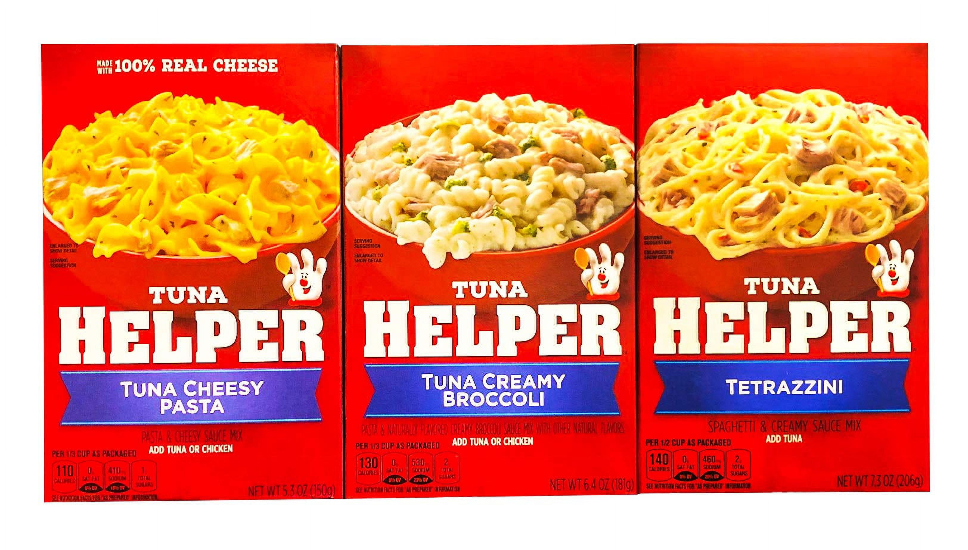 Tuna Helper Variety Pack Tuna Cheesy Pasta, Tuna Creamy Broccoli