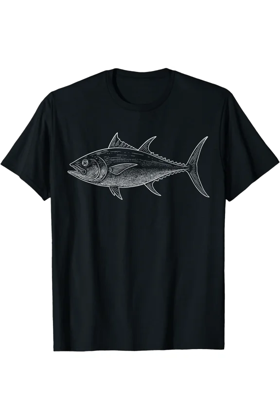 Tuna Illustration T-Shirt, Unisex T-Shirt