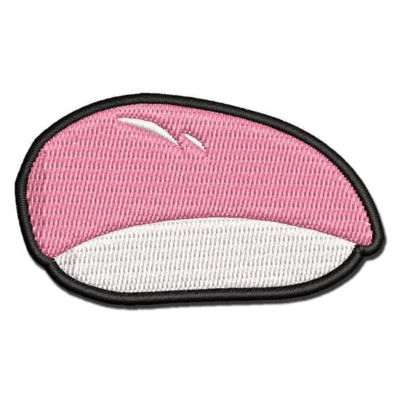 Tuna Maguro Nigiri Sushi Sashimi Applique Multi-Color Embroidered Iron-On Patch - 2.0 Inch Mini