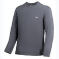 thumbnail image 1 of Tuna Men Fishing Long Sleeve UPF 50+ Sun Protection Quick Dry Running Rash Guard Hiking Swimming Shirts Dark Grey 05 Small, 1 of 5