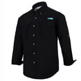 thumbnail image 1 of Tuna Men's Fishing UPF 50+ Sun Protection Anti-Static Waterproof Breathable Quickly Dry Hiking Long Sleeve Shirts Black 09 XX-Large, 1 of 10