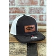 thumbnail image 1 of Tuna stitched leather patch Hat, Richardson 112, trucker hat, 1 of 4