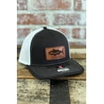 thumbnail image 1 of Tuna stitched leather patch Hat, Richardson 112, trucker hat, 1 of 4