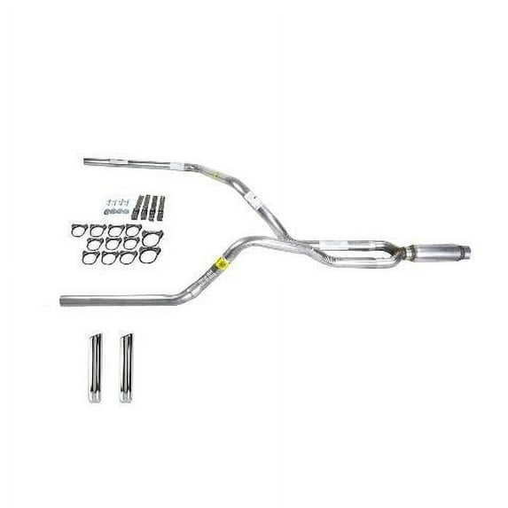 Tundra 00-07 dual exhaust 2.5 pipe Glass Pack muffler RW Tip