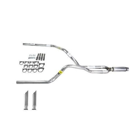 Tundra 00-07 dual exhaust 2.5 pipe Glass Pack muffler SC Tip