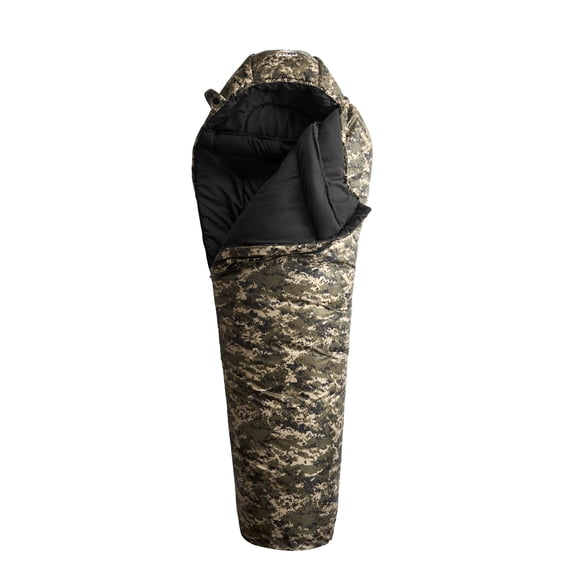 Tundra 20°F Forest Camo 5.09 lb Mummy Sleeping Bag for Hunting, Winter Camping & Outdoor Adventures