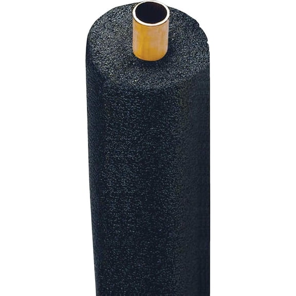 Industrial Thermo Polymers Lim Pipe Insulation - 1.25 In S X 6 Ft, Black