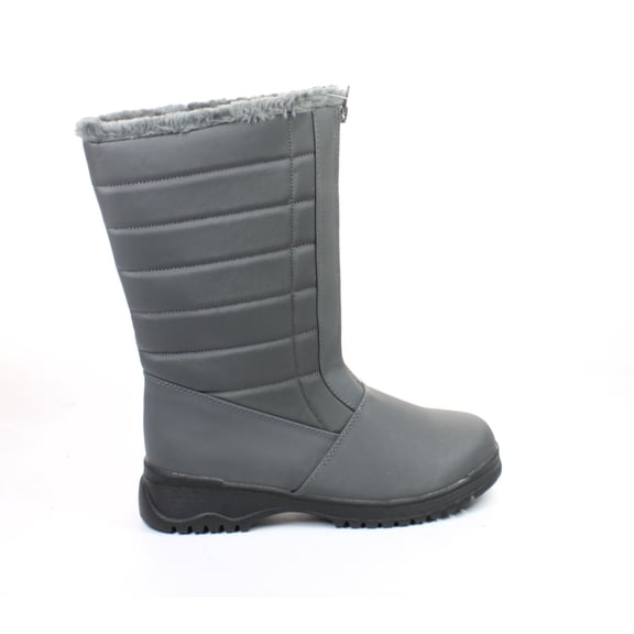 Tundra Womens Christy Grey Snow Boots Size 10