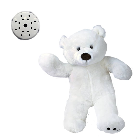 Tundra the Polar Bear 16 Inch Plush Toy with Recorder Device Soft & Customizable Holiday Gift