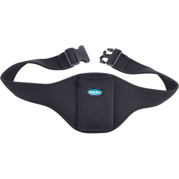 Tune Belt Mic Belt - Microphone Holder Pack - The Original Brand - Carrier Pouch Securely Holds and Protects for Fitness Instructors, Theater, Speakers and more