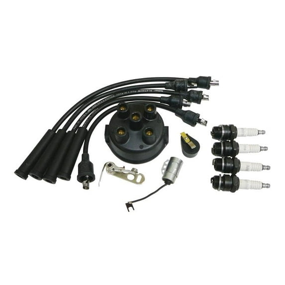 Tune Up Kit, Massey Ferguson 135 Gas 135 Petrol 150 202 204 2135 2200 2500 35 Gas / 35 Petrol 50 TO20 TO30 TO35 Tractors w/Continental Gas Engines 4 Cylinder Clip Held Distributor Cap S.44009