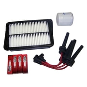 Tune Up Kit Compatible with 2004-2005 Jeep Liberty Sport 2.4L 04-05 Spark Plug Wire Set Included EDZ DOHC PowerTech I4 KJ Liberty Chassis Maintenance Service Kit CRTK40