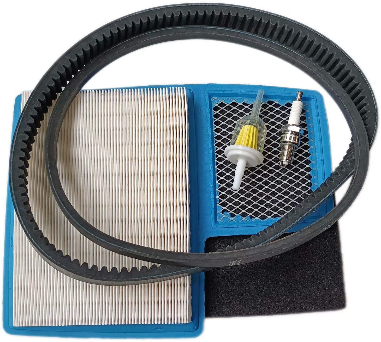 Tune Up Kit Drive Starter Belt Spark Plug Replacement for Yamaha G16 G19 G22 G29 Gas Golf Cart 301cc or 357cc 1996-Up