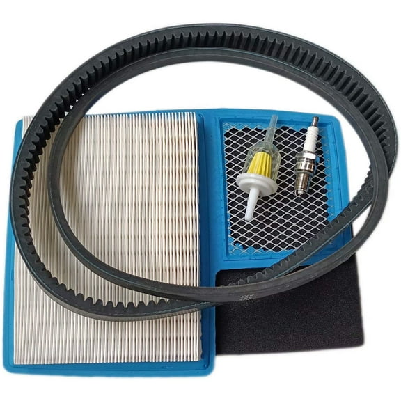 Tune Up Kit Drive Starter Belt Spark Plug Replacement for Yamaha G16 G19 G22 G29 Gas Golf Cart 301cc or 357cc 1996-Up