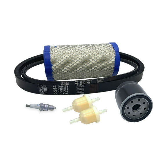 Tune Up Kit For 04-15 Club Car Precedent - Belts, Air + Oil Filter, Spark Plugs
