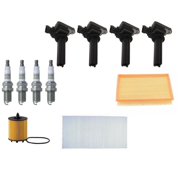 Tune Up Kit Ignition Coils Spark Plugs & Filters Fits Saab 9-3 04-11 9-3x 10-11