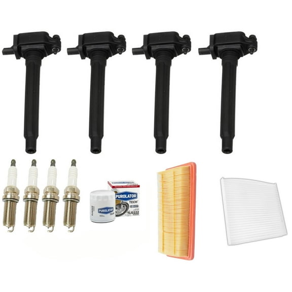 Tune Up Kit Ignition Coils Spark Plugs & Filters For 15-2017 Chrysler 200 2.4L