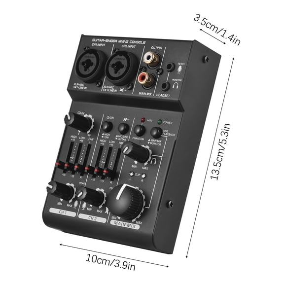 Tuner,Powered Studio Dj 5v Usb 3-channel Sound Console Studio Dj Network Usb Powered Studio 48v 5v Audio Built-in 48v Dj Network Live Built-in 48v 5v Usb Powered Huiop Buzhi