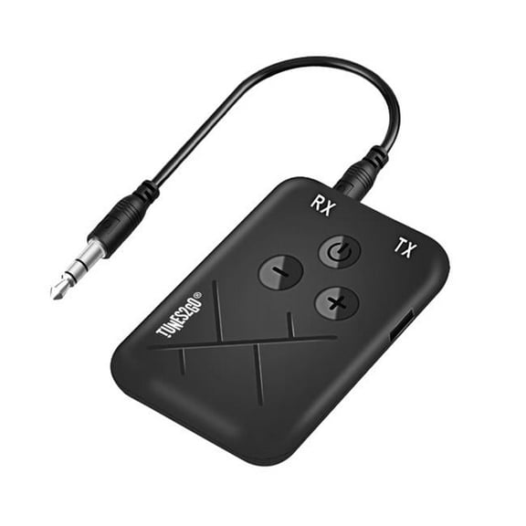 Tunes2Go AXBT-J244 2-in-1 Bluetooth AUX Receiver & Transmitter, Black