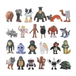 Brainrot Tung Sahur Mini Action Figure Set 24-Piece 3cm