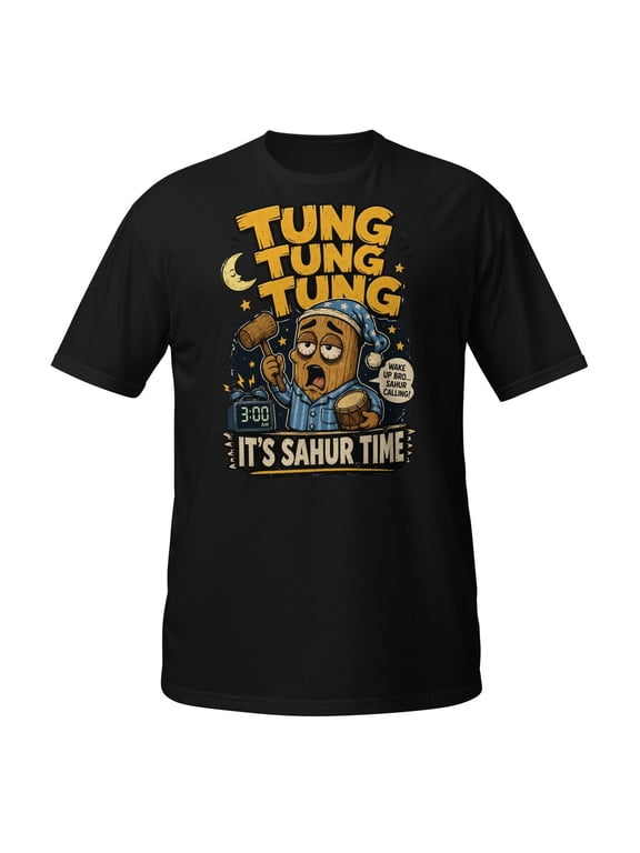 Tung Sahur Time Graphic T-Shirt, Size S-5XL