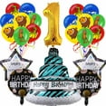 thumbnail image 1 of Tung Tung Sahur Balloons Party Supplies 1st Big Number Decorations Decor Kit Birthday, 1 of 5