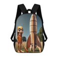 thumbnail image 1 of Tung Tung Tung Sahur Backpack, Large Capacity Backpack, 17 Inch Laptop Backpack for Daily College Work Travel, 1 of 9