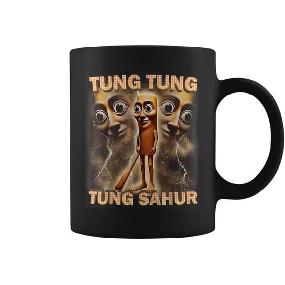 Tung Tung Tung Sahur Baseball Bat Italian Brainrot Coffee Mugs
