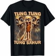 thumbnail image 1 of Tung Tung Tung Sahur Brainrot Gen Z Unisex T-Shirt All Size S-5Xl Hot Trending Shirt, Vintage Birthday Gift, 1 of 4