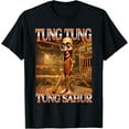 thumbnail image 1 of Tung Tung Tung Sahur Funny Brainrot Italian T-Shirt Unisex S-5XL Hot Trending Shirt, Vintage Birthday Gift, 1 of 2