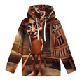 thumbnail image 1 of Tung Tung Tung Sahur Hoodies for Boys Girls, Kids 3D Print Pullover Hooded With Pocket, Youth Novelty Long Sleeve Hooded, Fashion Sweatshirt, S-XL, 1 of 6