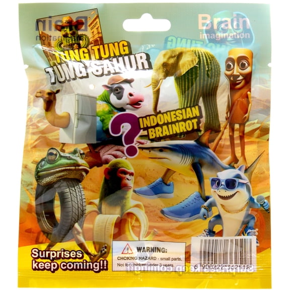 Tung Tung Tung Sahur Indonesian Brainrot MIni Figure Mystery Pack
