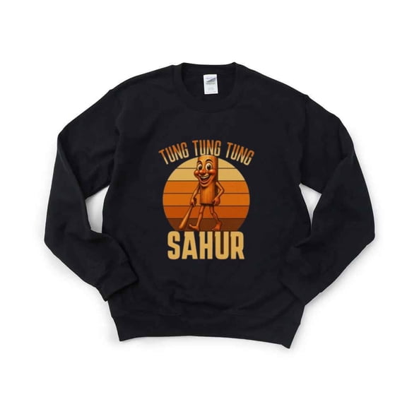 Tung Tung Tung Sahur Italian Brainrot Meme Humor T-Shirt , Hoodie , Sweatshirt, for men & women, up to size 5XL.