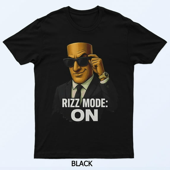 Tung Tung Tung Sahur Rizz Mode On Funny Italian Brainrot Shirt