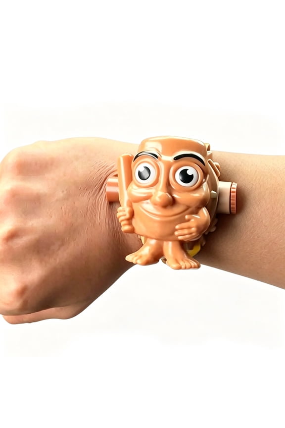 Tung Tung Tung Sahur Wrist Watch Italian Brainrot Analog Timepiece with Baseball Bat Design, Funny Character Watch for Meme Fans Collectible Accessory