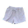thumbnail image 1 of Tungbrin High Waist Shorts for Women 2025 Summer Beach Casual Shorts Drawstring Loose Comfy Wide Leg Shorts with Pockets, 1 of 3
