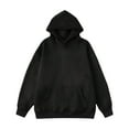 thumbnail image 1 of Tungbrin Hoodies for Men Vintage Heavyweight Long Sleeve Oversized Sweatshirts Big and Talls Basic Solid Pullover, 1 of 3