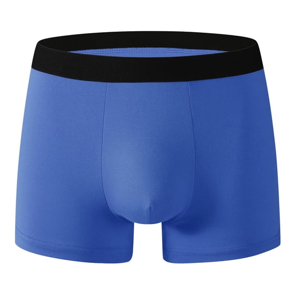 Tungbrin Mens Underwear Boxer Shorts Casual Color Block Mid Elastic Waisted Briefs Stretchy Soft Cozy Boyshorts