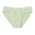 thumbnail image 1 of Tungbrin Women's Cotton Underwear Low Waist Stretch Slim Ribbed Briefs Seamless Soft Comfy Solid Casual Panties, 1 of 2