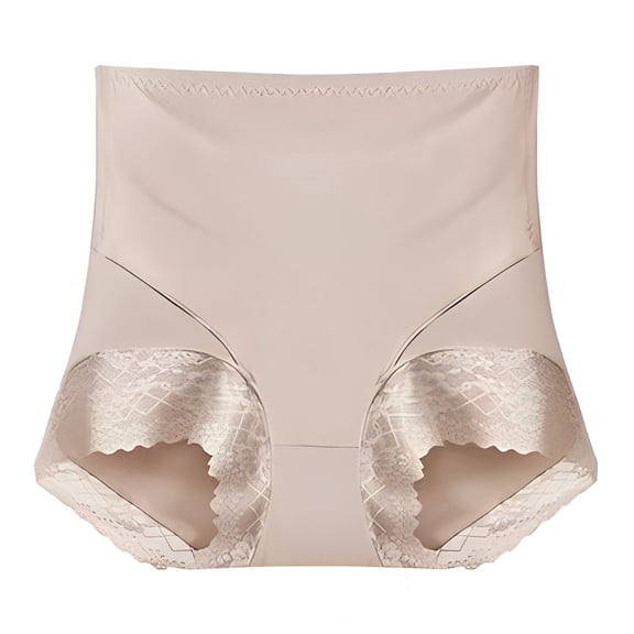 Tungbrin Women's Thin Lace High Waist Bodycon Waist Bound Pants Hip Lifting Pants Shapewear Bottoms Shapewear Panties