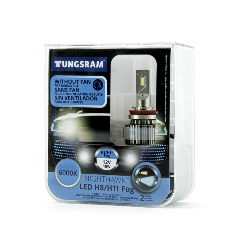 Tungsram LED H11/H8 Fog Light Bulbs 1 Pair 12V 18W 