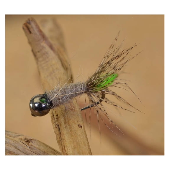 Tungsten Bead Peeping Caddis Jig Fly - Euro Nymph Flies - Hanak