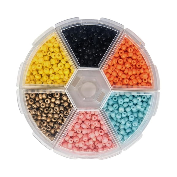 Tungsten Bead Set for Fly Tying and Jig Making, 6 Assorted Colors in Storage Box, Multicolor, 6pc