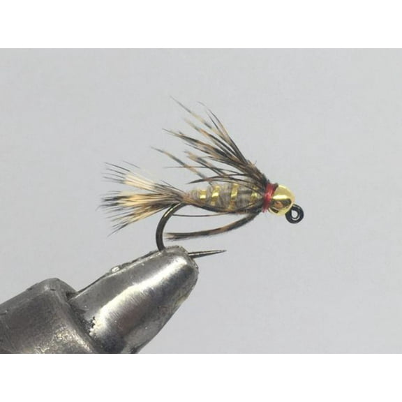 Tungsten Beadhead Jig - Gold Ribbed Hare's Ear Soft Hackle - Nymph