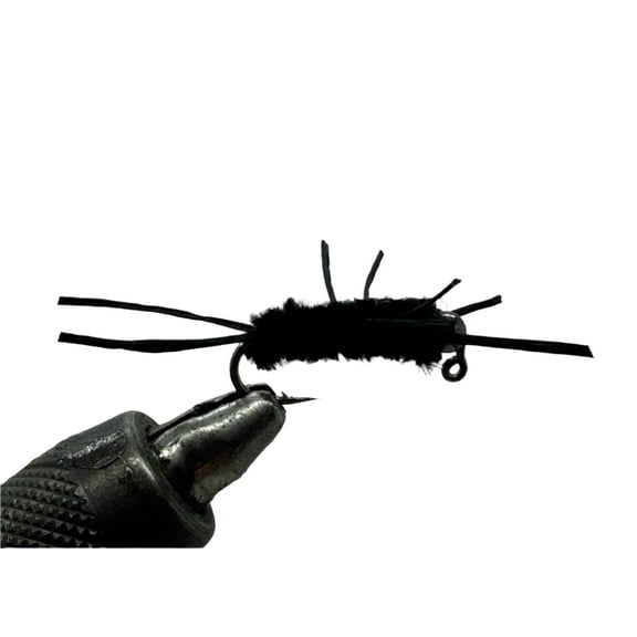 Tungsten Beadhead Jig - Pat's Rubber Legs - Black