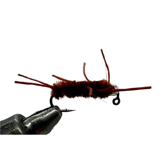 Tungsten Beadhead Jig - Pat's Rubber Legs - Brown